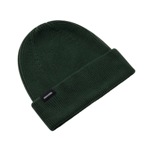 Dedicated Beanie Hemavan Dark Green – on a white background