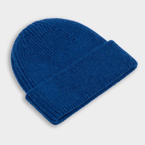 Dedicated Beanie Hemavan Wool Royal Blue – back view