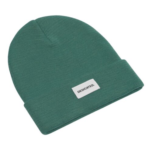 Dedicated Beanie Kiruna Forest Green – on a white background