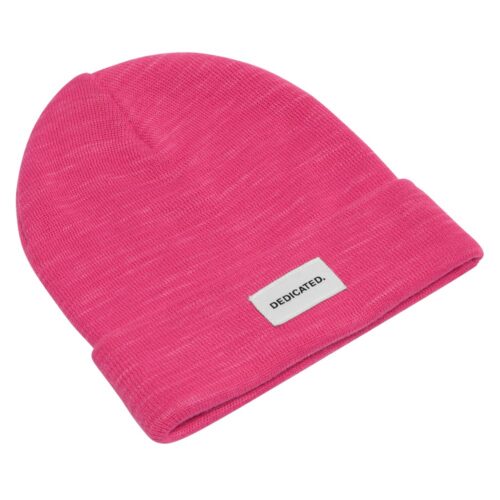 Dedicated Beanie Kiruna Raspberry Pink – on a white background
