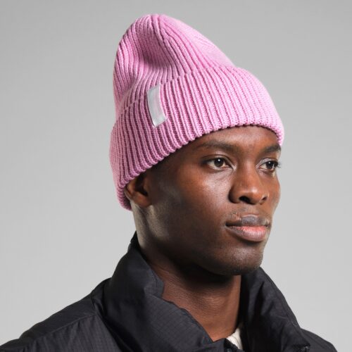 Dedicated Beanie Narvik Moonlite Pink – worn by a model