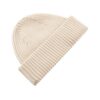 Dedicated Beanie Rutvik Oat White – on a white background