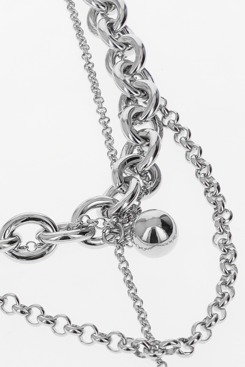 Justine Clenquet Lewis kaelakee, pallaadium – detailvaade