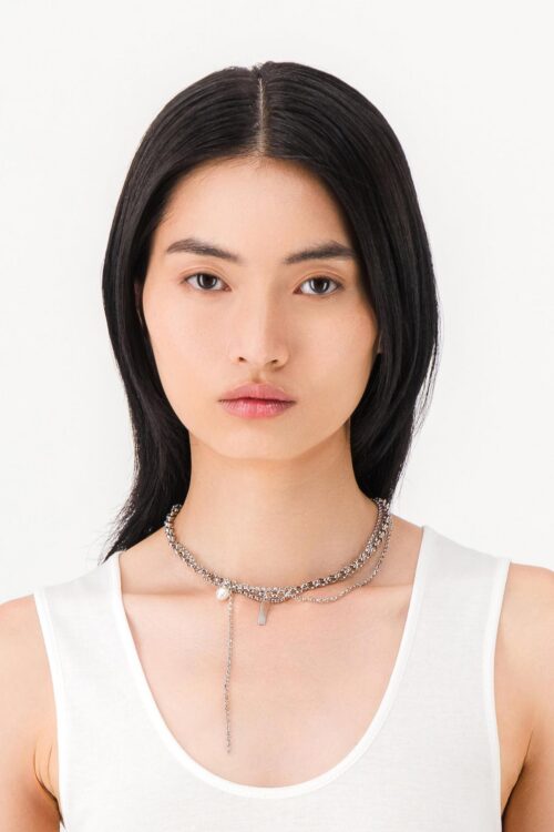 Justine Clenquet Richie kaelakee, pallaadium – modellil