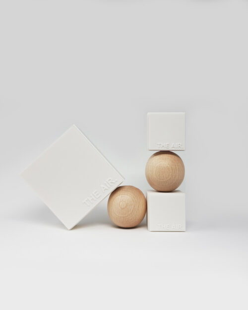 THE AIR Marshmallow Hoop kõrvarõngad – THE AIR pakend